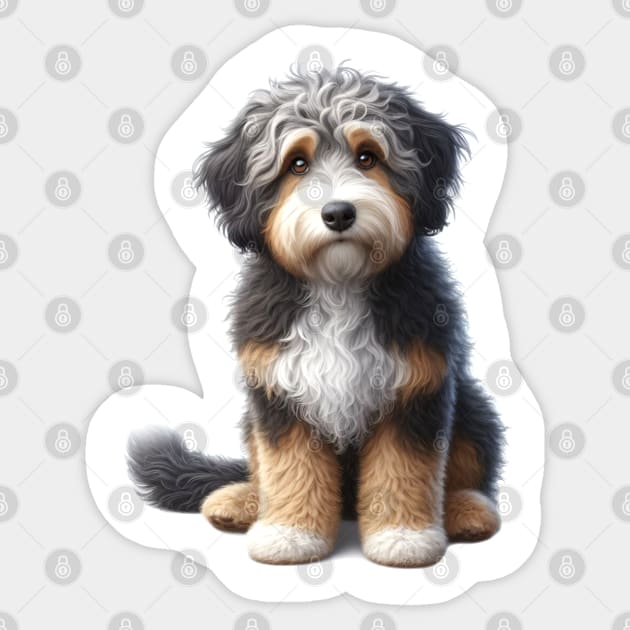 Aussiedoodle Sticker by millersye